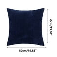 thumbnail image 3 of Harpi Decorative Throw Pillow Covers Clearance Corduroy Splicing Pillowcase With Modern Style Living Room Sofa Cushion Border Solid Color Waist Pillow Cushion, 3 of 3