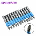 thumbnail image 5 of 12Pcs Professional Screwdriver Set PZ and PH Phillips Cross Head Bits High Hardness, Long-Lasting Repair Tool, 5 of 6