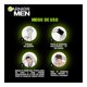 thumbnail image 3 of 2 pack shampoo color Garnier Men tono 1, negro natural, 3 of 4