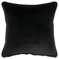 thumbnail image 1 of HomeRoots 403429 Black Solid Luxurious Modern Throw Pillow, 1 of 1
