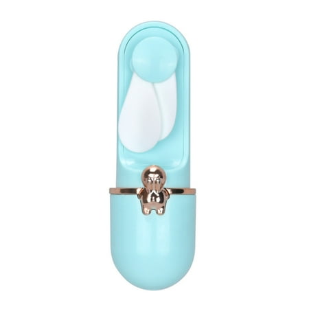 

Mini Handheld Fan USB Rechargeable Portable Fan with 2 Adjustable Speed Long Lasting for Outdoor Use Light Green