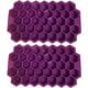 thumbnail image 2 of Porta hielo hexagonal SiliBlockPurple 2Pzas Morado Silicona 37Cavidades Grado Alimenticio Flexible. Chef Grill MXMSV-002, 2 of 2