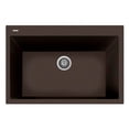 thumbnail image 4 of LaToscana ON8410-42 22 in. One Drop-in Granite Composite 1-Hole Single Bowl Kitchen Sink, Titanium, 4 of 5