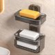 thumbnail image 5 of Shower Soap Dish Wall Mounted Toiletries Container Double Layer, 5 of 5