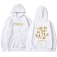 thumbnail image 2 of Christian Hoodies for Women 2025 God Is Good All The Time Hoodie with Pockets Hooded Sweatshirt Women Pullover, 2 of 5