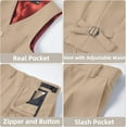 thumbnail image 4 of Boys Suit Slim Fit 5 Piece for Kids Toddler Suit Wedding Outfit for Teenage Boys Formal Tuxedo Set, 4 of 11