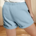 thumbnail image 4 of Delliss Girls Drawstring Shorts Summer Elastic Waist Casual Lightweight Shorts with Pockets, 4 of 7
