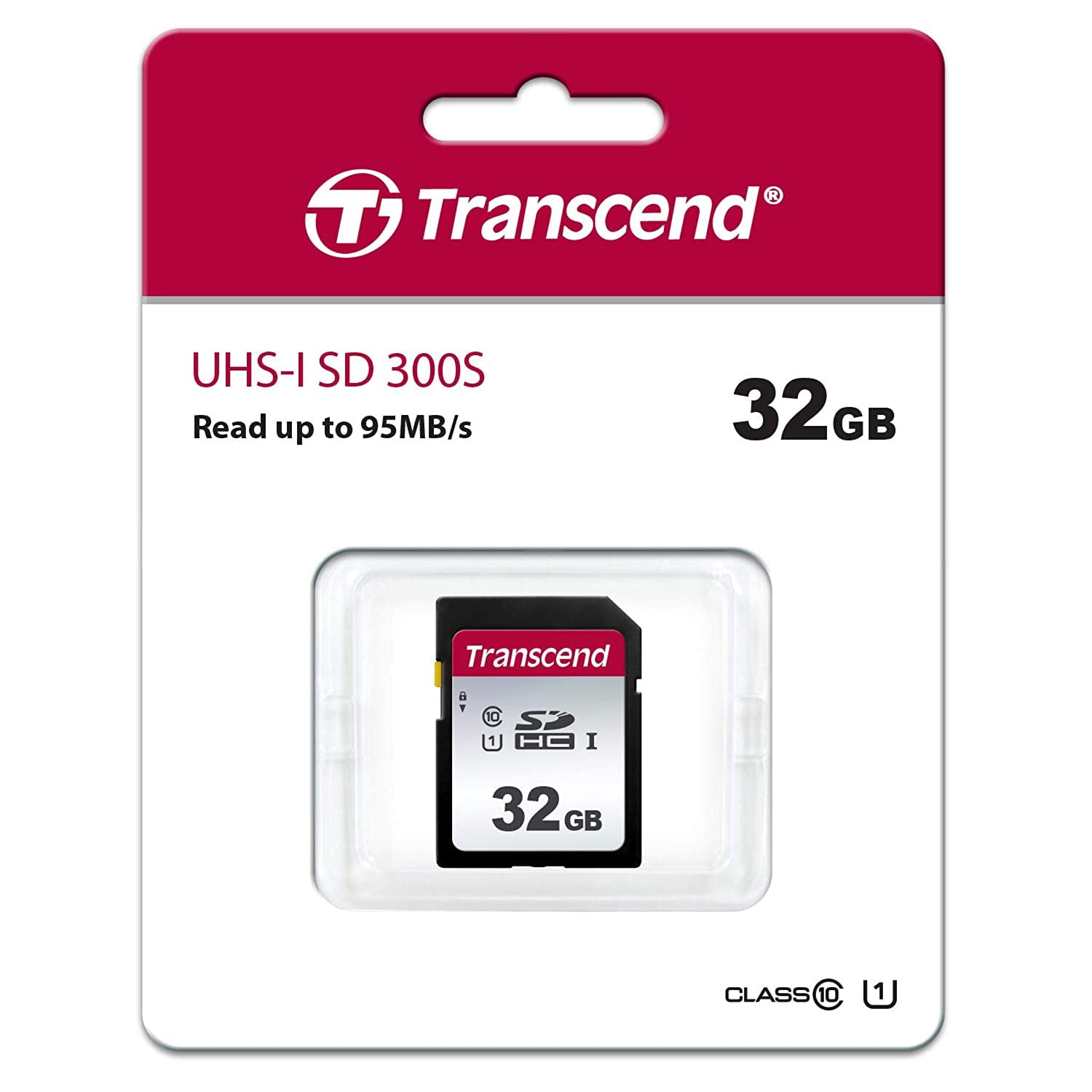 Transcend 32GB SDXC/SDHC 300S Memory Card TS32GSDC300S