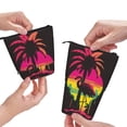 thumbnail image 3 of Lsque Flamingo And Palm Trees At Sunset Pattern Telescopic Pencil Bag Pen Holder Stationery Case, Stand-up Retractable Transformer Bag Organizer, 3 of 6