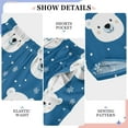thumbnail image 6 of FORMRS Boys Pajama Pants with Pockets Size 6-8Y Kids Lounge Sleep Bottoms, Blue Polar Bear, 6 of 8