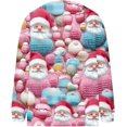 thumbnail image 5 of Christmas Plus Size Sweater for Women 2024 Cute Xmas Printed Cardigans Sweater Open Front Button Down Knit Jacket Coat, 5 of 5