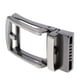 thumbnail image 5 of Cinturón de cuero de aleación para hombre con hebilla automática de repuesto para correa de cuero de 3,5 cm Gris Gunmetal, 5 of 9