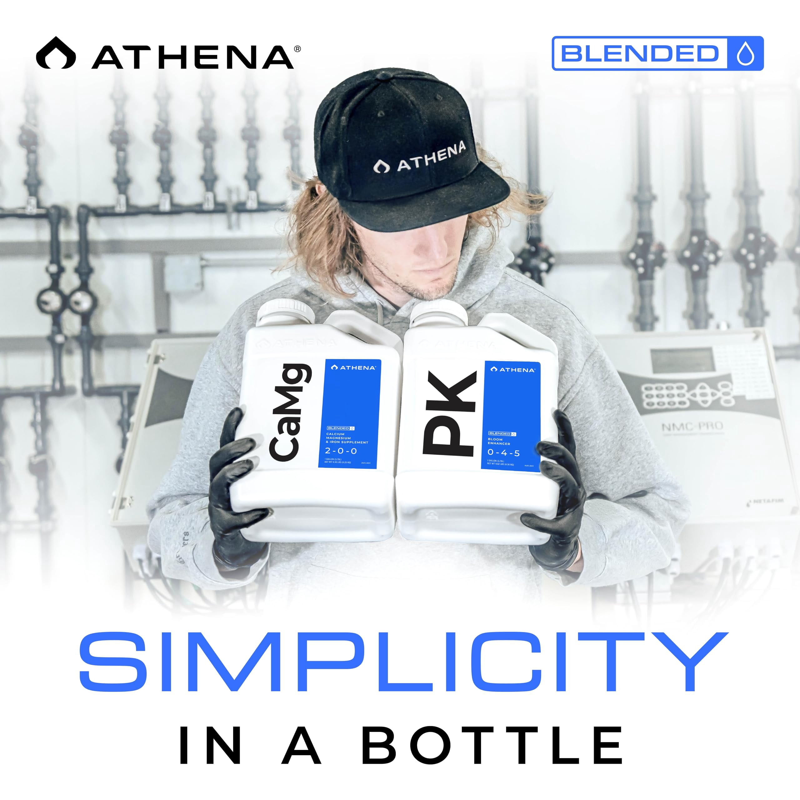 Athena PK - (1 Gallon) Bloom Enhancer - Flowering Phase Fertilizer - Phosphorus and Potassium Supplement Ideal for High-Yielding Plants - Compatible with All Fertigation Systems