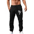 thumbnail image 1 of Zszcpp High Waisted Pants Mens Coconut Tree Print Cropped Lightweight Long Suitable Cool Lounge Trousers Casual Trouser, 1 of 4
