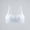 Light Blue, variant on Women Front Crisscross Hollow V Neck Ribbed Wireless Bra Adjustable Thin Straps High Elastic Breathable Fashion Everyday Lingerie Bra Black M