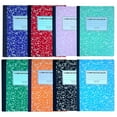 thumbnail image 2 of Composition Notebook,Composition Notebook College Ruled,8 Pack 8 Pastel Colors Ruled Composition Books Bulk, Marble Cover Notepad Lined Cute Journal Notebook Writing,Horizontal Grid Version, 2 of 9