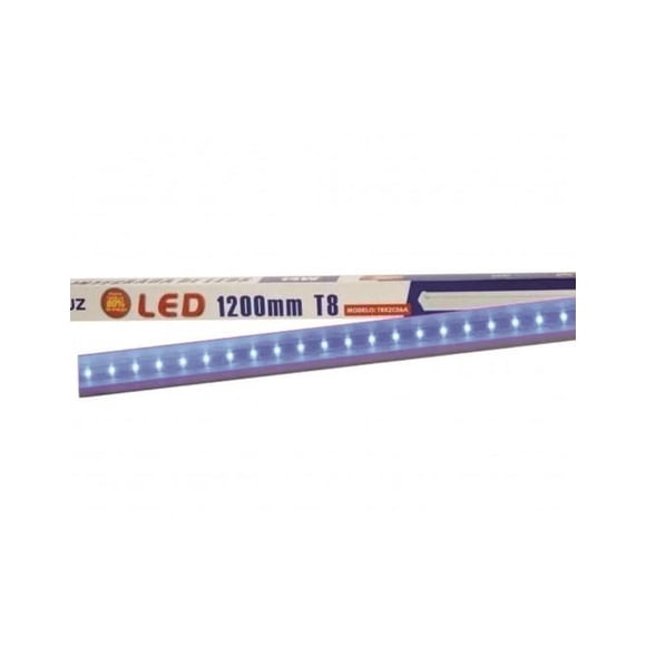 TUBO LED T8 LUZ AZUL 18W (10 PIEZAS)