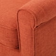 thumbnail image 4 of Orange Loveseat - Hand - Crafted Details - Living Room Space - Beautiful and Cozy Seating, 4 of 6