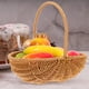 thumbnail image 5 of Simulación Cesta de ratán FRUTS Canasta Canasta de almacenamiento para el hogar, 5 of 7