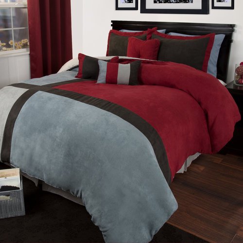 Somerset Home Rhea Suede Comforter Set - Walmart.com ...