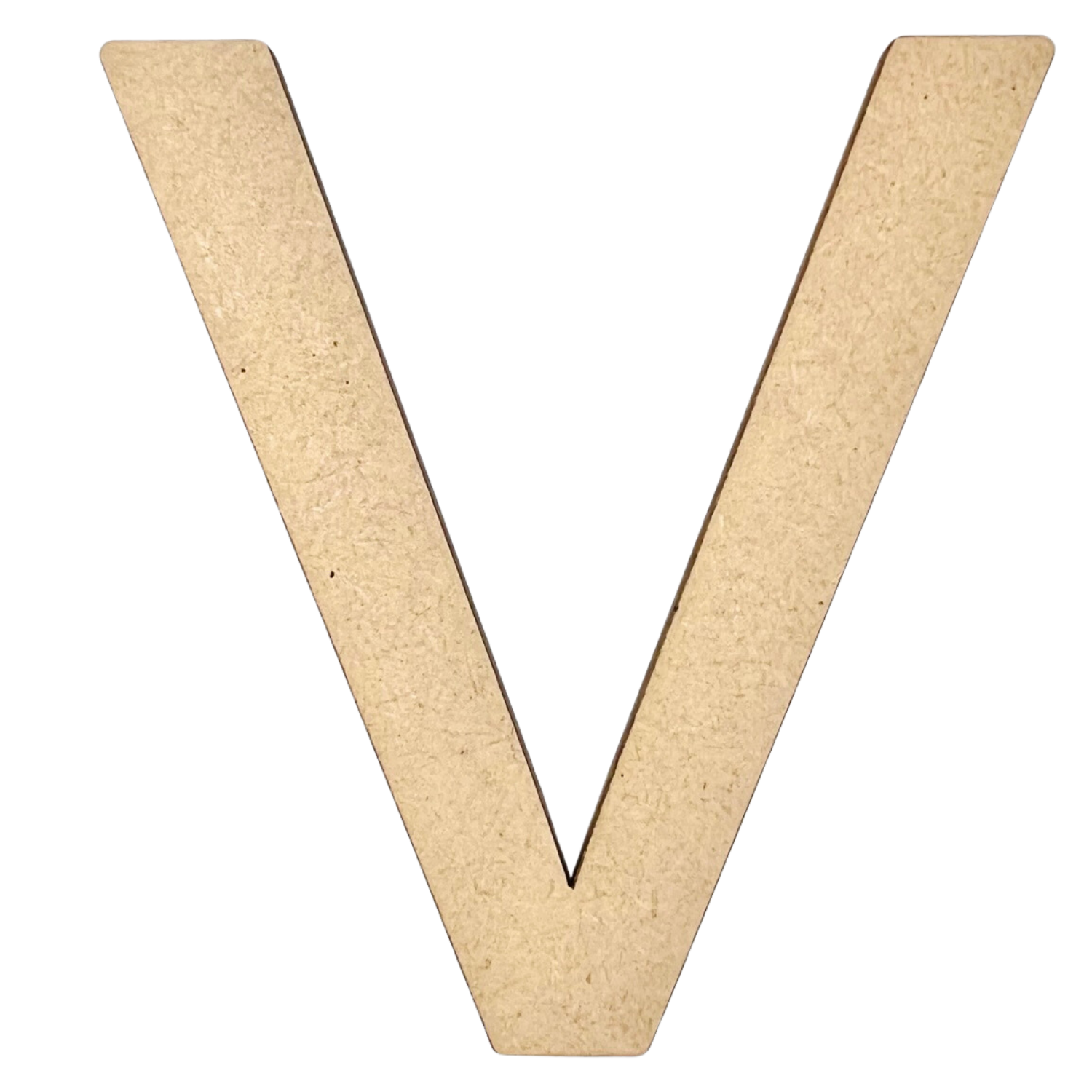 3 Tall MDF Letter V 1 4 Thick Krafty Supply Letters Arial 
