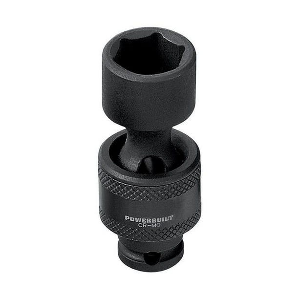 Powerbuilt 3/8in Drive 6 Pt. Metric Universal Impact Socket 16mm