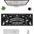 thumbnail image 2 of Mysterious Spirit Goth Gaming Mouse Pad, Long Extended XL Mousepad Desk Pad, Large Rubber Mice Pads Stitched Edges, 31.5'''' X 11.8'''', 2 of 6