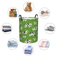 thumbnail image 6 of Kll Cows With Calfs Green Waterproof Foldable Laundry Hamper Bucket With Handles For Storage Bin,Kids Room,Home Organizer (Small), 6 of 8