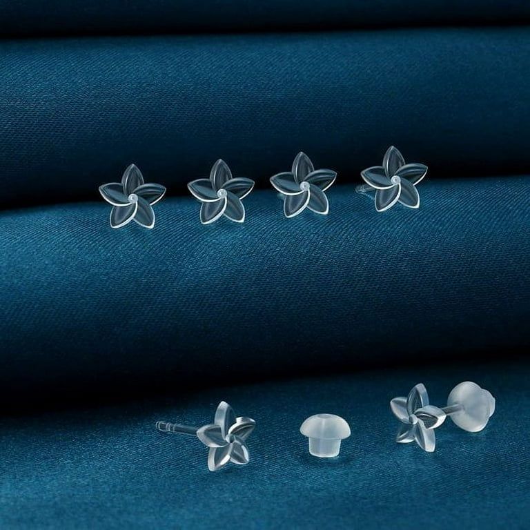 Hypoallergenic Medical-Grade Plastic Earrings for Sensitive Ears