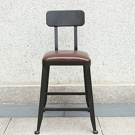 Vintage Retro Bar Stool Chair Wood Pu Leather Barstools Bistro Pub Vintage Retro Bar Stool Chair Wood Pu Leather Barstools Bistro Pub Kitchen Home