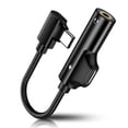 thumbnail image 1 of USB-C TypeC To 3.5mm Jack AUX Headphone Audio Splitter Charging--Best, 1 of 8