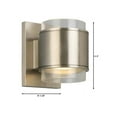 thumbnail image 2 of Home Decorators Collection Upton Brushed Nickel LED Sconce, 2 of 9