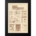 thumbnail image 2 of Buhlmann, J. 13x18 Black Modern Framed Museum Art Print Titled - Palazzos Pandolfini and Bartolini at Florence, 2 of 5