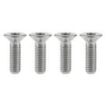 thumbnail image 1 of Wanyifa Titanium Ti M6x10 15 20 25 30 35 40 45mm Countersunk Flat Head Hex Socket Cap Screw Bolt,M6x20 mm,Silver,4 Pcs, 1 of 7