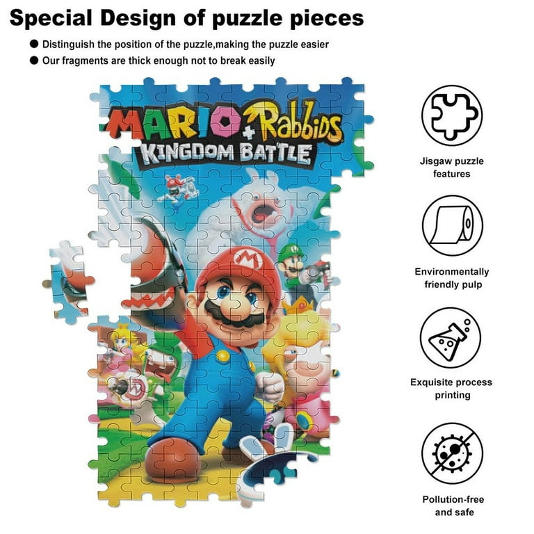 200 Piece Puzzle for Adults - Mario Jigsaw Puzzle for Kids Boys