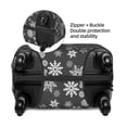 thumbnail image 3 of Goofa simple white Snowflake Pattern Luggage Covers For Suitcase,Suitcase Cover Protector Fit 18-32 Inch Luggage-Medium, 3 of 9