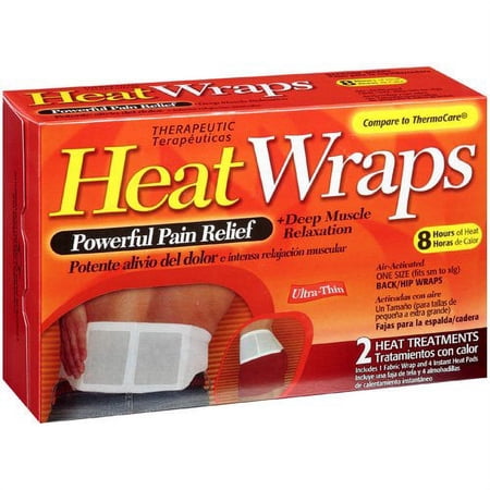 Perrigo Powerful Pain Relief Therapeutic Heatwraps 2 Ct