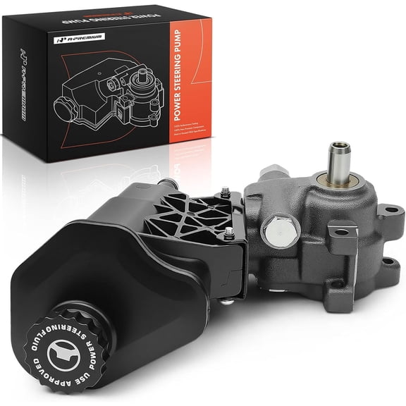 A-Premium Power Steering Pump with Reservoir Replacement for 2003-2007 Dodge Ram 2500 3500