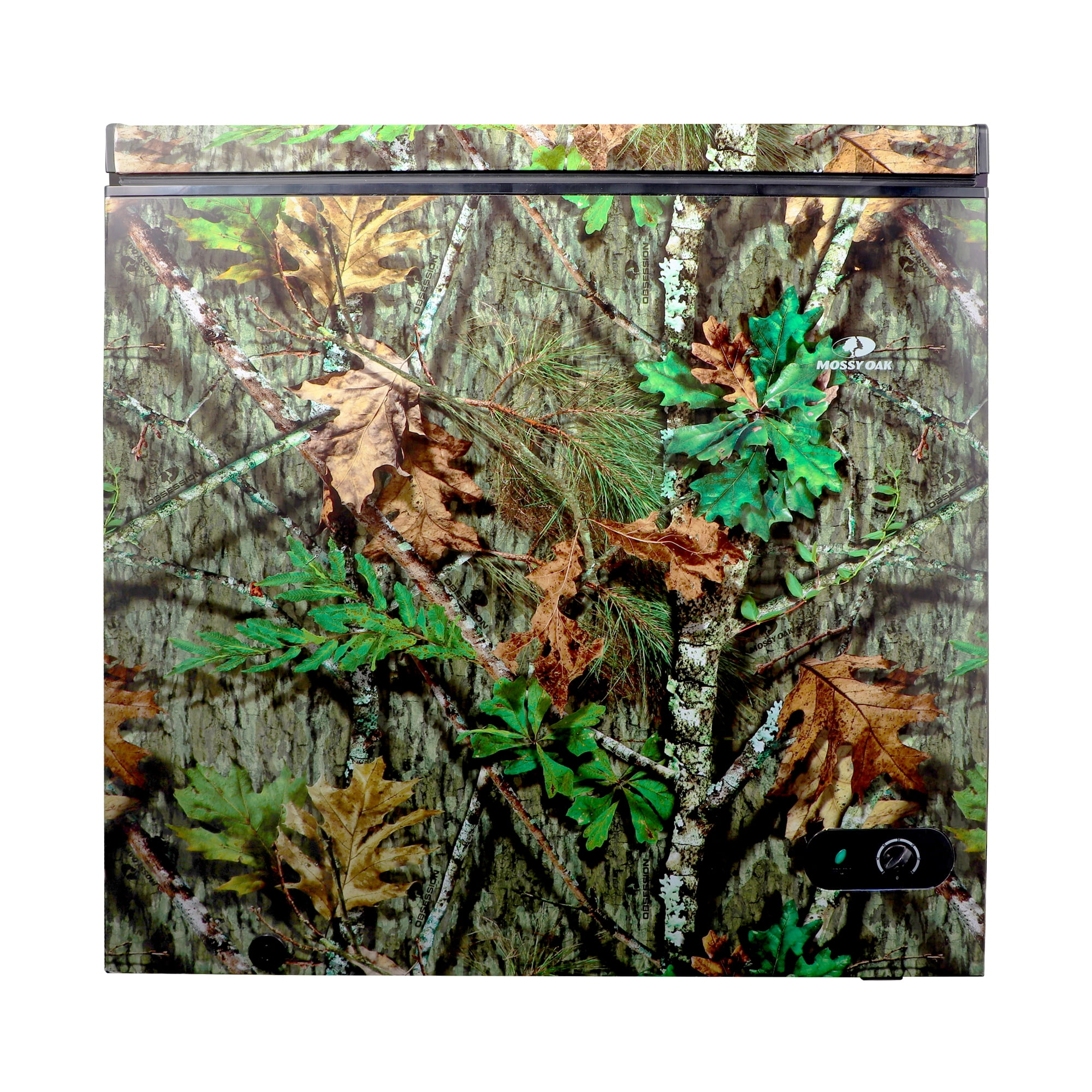 Mossy Oak 7 Cu Ft Chest Freezer, Camouflage – Manual Defrost Freezer for Garage, Hunting, Game Meat Storage, Outdoor Storage