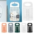 thumbnail image 2 of Grey Laundry Basket Set-Collapsible Wall Hanging Clothes Storage, 2 of 8