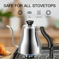 thumbnail image 2 of Meelio 1.2L Stainless Steel Gooseneck Kettle with Thermometer, 2 of 5