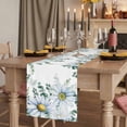 thumbnail image 2 of Table Runners 120 Inches Long Dress Scarves, Daisy Eucalyptus Farmhouse Coffee/Dining/Kitchen Table Runner for Living Room, Farmhouse Weeping Botanical 13x120 Inch, 2 of 9