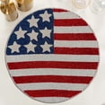 thumbnail image 5 of American Flag Beaded Placemats Set of 2 - 4th of July Patriotic Freedom Stars Independence and Memorial Day Heat Stain Resistant Table Place Mats for Kitchen Dining Table Home Decor - 14 Inches, 5 of 6