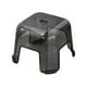 thumbnail image 2 of Taburete versátil para baño, mueble portátil, silla multiusos. Negro, 2 of 9