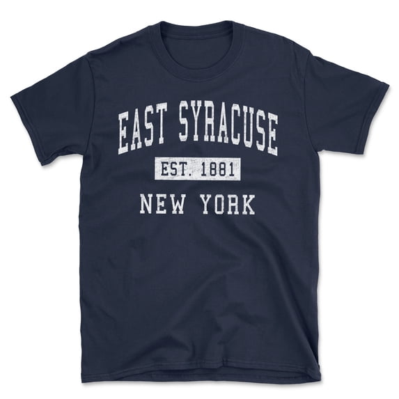 East Syracuse New York Classic Established Men's Cotton T-Shirt