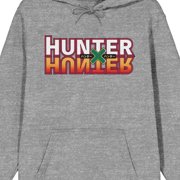 Hunter X Hunter Logo Men's Athletic Heather Sweatshirt-Large