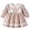 Pink, variant on Baby Girls Casual Dresses Toddler Floral Dress Print Sundress Princess Dress