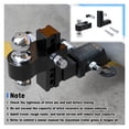 thumbnail image 4 of Adjustable Trailer Hitch 2" Receiver 6" Drop/Rise Drop Hitch 12500 LBS GTW Ball Mount 2" 2-5/16" Dual Towing Ball Double Locks ,Weatherproof Double Locking Hitch Pin, 4 of 6