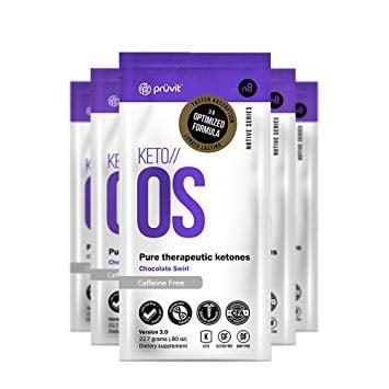KETO//OS Chocolate Swirl No Caffeine (15 Sachets) Energy
