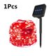 thumbnail image 1 of Guirnalda de luces LED solares para exteriores, luces de hadas de Navidad, lámparas de jardín de calle impermeables, 50/100/200/300 LED, 1 of 4